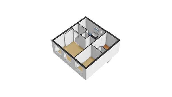 Floorplan - Gordelweg 195B, 3038 GJ Rotterdam